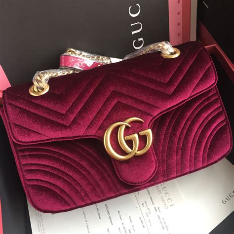 second hand velvet gucci bags.